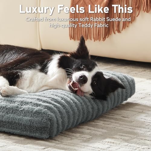FURTIME Washable Dog Bed Medium Size Dogs, Deluxe Dog Crate Beds - Image 3