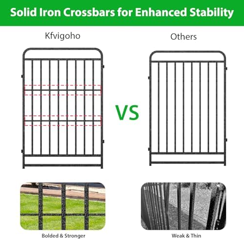 Kfvigoho Heavy Duty Dog Playpen 12 Steel Panels 47" Height - Image 2