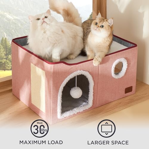 Bedsure Extra Wide Cat House Bed - Image 4