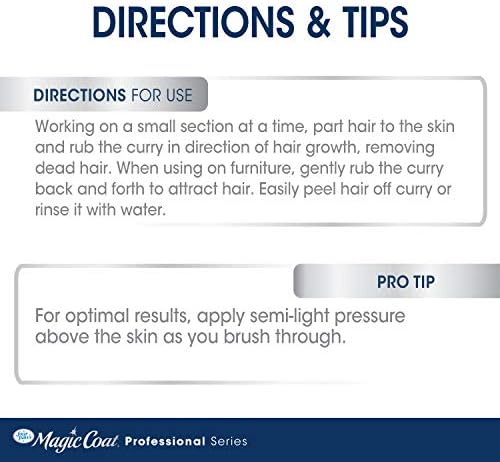 Four Paws Magic Coat Professional Series Dual-Sided Curry Brush - Image 3