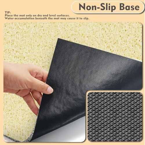 Extra Large Cat Litter Mat 30"x24", Heavy-Duty Litter Rug Catcher - Image 6