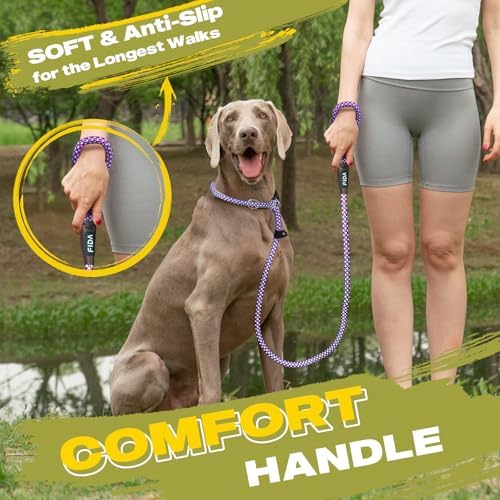 Fida Slip Lead Dog Leash 5 Pack, 6 FT x 1/2" Dog Training Leash - Image 6