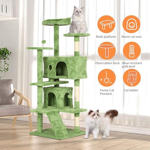 BestPet 54in Cat Tree Tower for Indoor Cats - Image 5