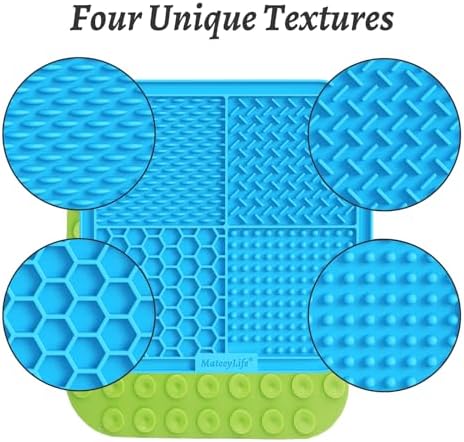 MateeyLife 2PCS Large Lick Mat for Dogs and Cats, Licking Mats for Dog Anxiety - Image 3