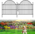 5 Panels No Dig Decorative Small Garden Fence by Blingluck