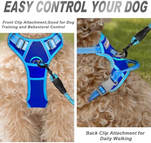 BARKBAY Dog Harness No Pull for Small Sized Dog Front Back Clips, Dog Vest - Image 2