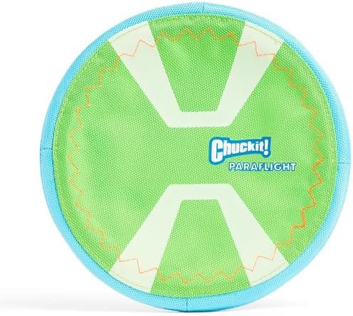 Chuckit! Max Glow Paraflight Flying Disc Dog Toy, 1 Pack by Chuckit