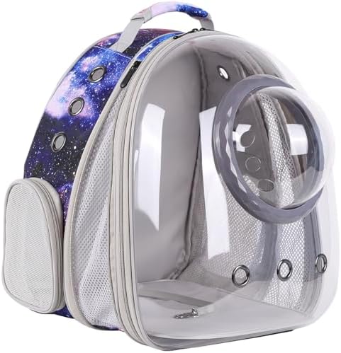 Pet Carrier Backpack for Large Cats and Small Dogs up to 20 Pounds, Space by Pimoka
