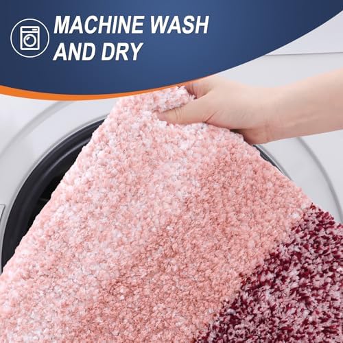 OLANLY Bathroom Runner Rug 44x24, Extra Soft Absorbent Microfiber Bath Rugs - Image 5