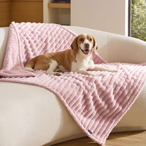 Bedsure ComfyFleece® Waterproof Dog Blankets by BEDSURE