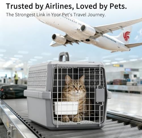 RIZZARI Hard-Sided Dog Carrier: Portable Travel Crate - Image 4