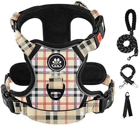 IVY&LANE No Pull Dog Harness for Medium Dogs, Reflective Dog Vest Harness by IVYLANE