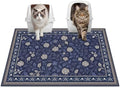 Glittme Cat Litter Mat 33"x22" Non-Slip Washable Trapping Mat by Glittme