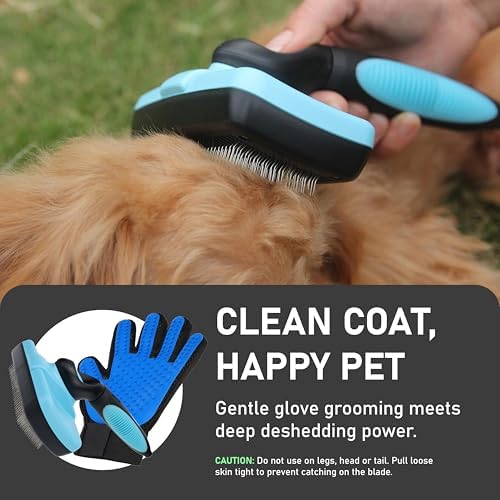 Maxpower Planet Pet Grooming Brush, Shedding Undercoat Rake - Image 6
