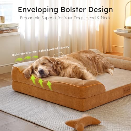CWAWZ Jumbo Dog Bed for Extra Large Dogs, Orthopedic Dog Bed - Image 4
