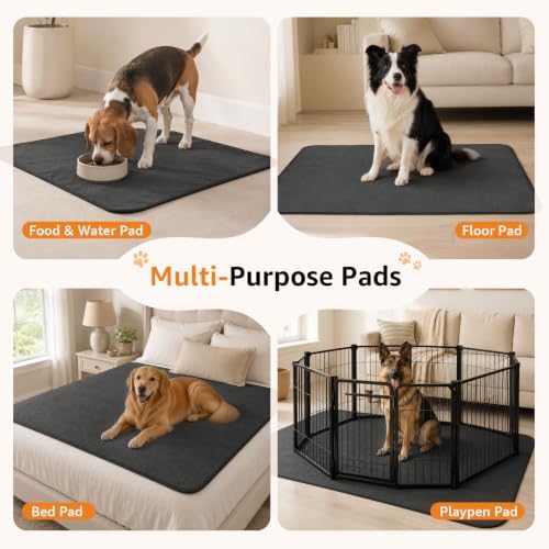 LOOBANI Washable Pee Pads for Dogs, 2 Pack Non-Slip and Leak-Proof - Image 5