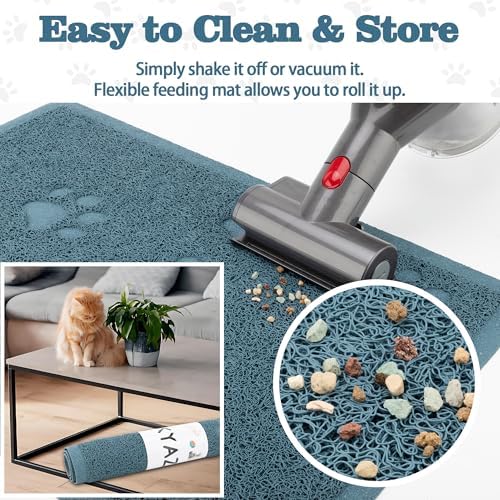 Darkyazi Cat Litter Box Mat for Floor Litter Trapping Mat Non-Slip Backing - Image 6