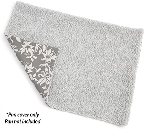 MidWest Homes for Pets Quiet Time Reversible Crate Pan Cover 24' Gray - Image 3