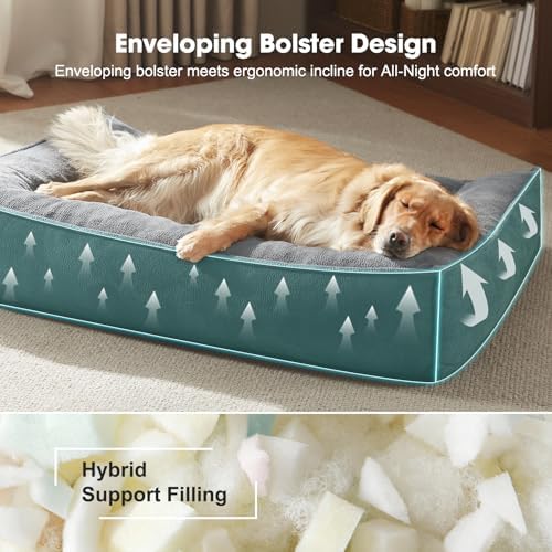 FURTIME XL Orthopedic Dog Bed Large Sized Dog, Extra Washable Dog Couch 42" - Image 3