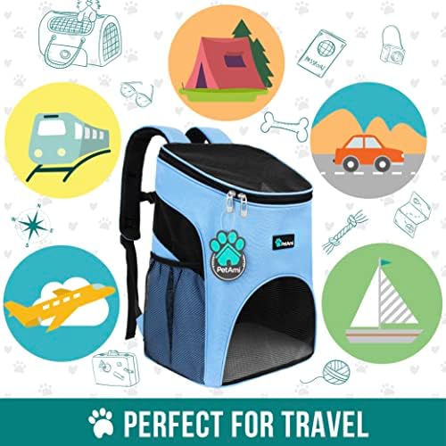 PetAmi Cat Backpack Carrier for Small Dogs and Large Cats, Airline Approved - Image 7