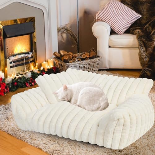 Cute Cat Couch Bed for Indoor Cats, Dog Beds for Small Dogs Couch by Unknown