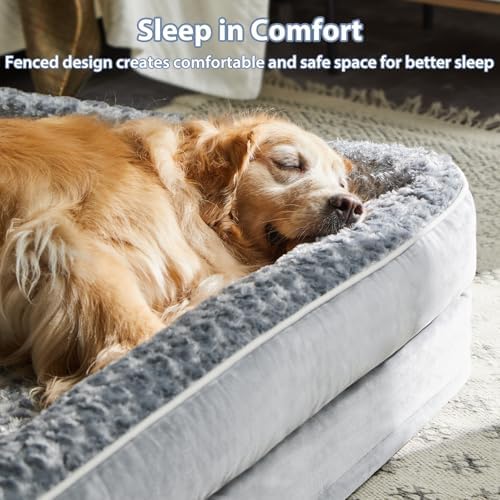 WNPETHOME Orthopedic Washable Dog Bed Large - Image 2