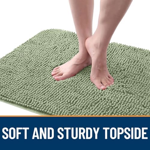 OLANLY Dog Door Mat for Muddy Paws 30x20, Super Absorbent Chenille Mud Mat - Image 4