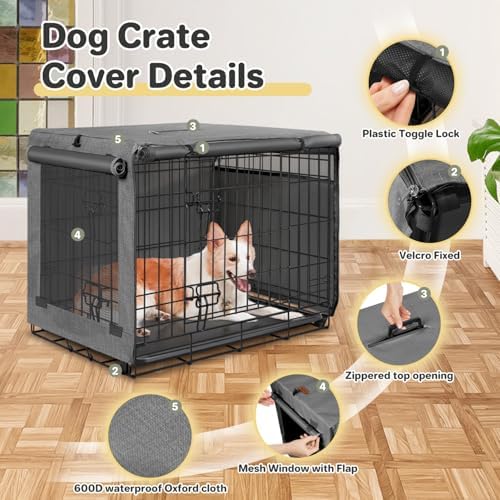 Seiyierr Dog Crate Cover - Image 3
