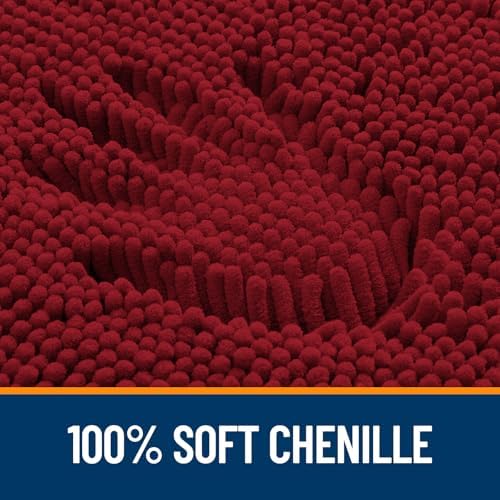 OLANLY Bathroom Rugs 30x20, Extra Soft Absorbent Chenille Bath Rugs - Image 3