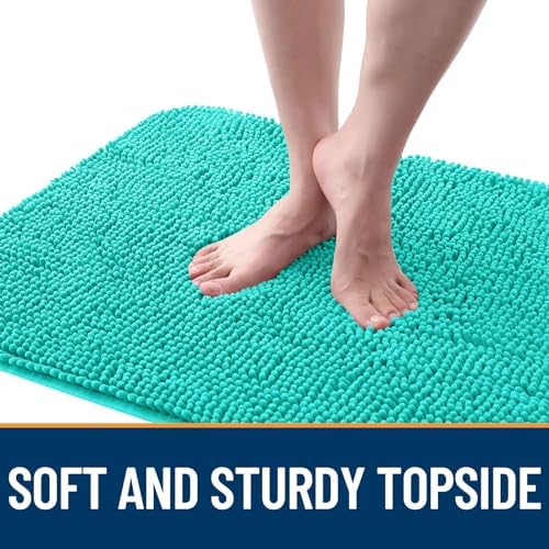 OLANLY Dog Door Mat for Muddy Paws 54x32, Super Absorbent Chenille Mud Mat - Image 4