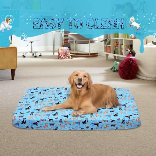 Dog Bed Covers Replacement Washable Elastic Edged 52" x 28" x 6" - Image 4