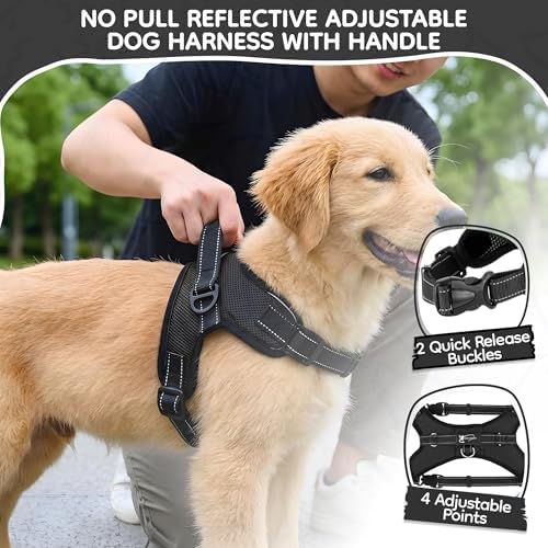 No Pull Reflective Adjustable Dog Harness - Image 2
