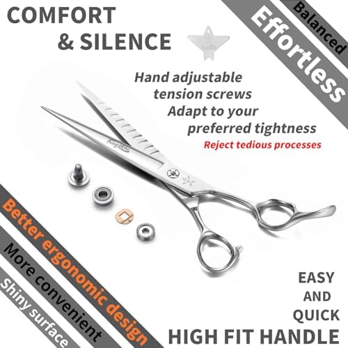 High-end Professional Dog Grooming Scissors Pet Grooming Shears 7.5 Inches - Image 4