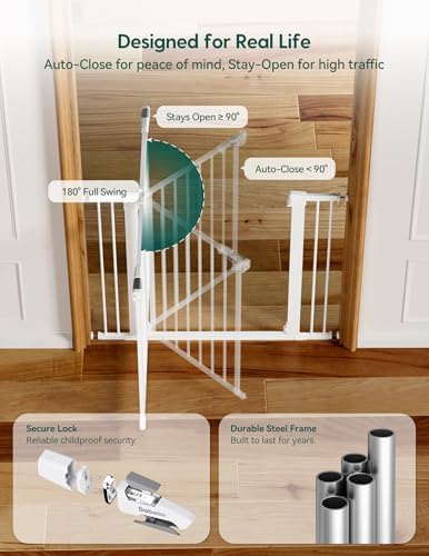 Babelio 29-55" Extra Wide Baby Gate - Image 5