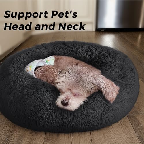 Calming Round Dog Bed & Cat Bed - Image 2