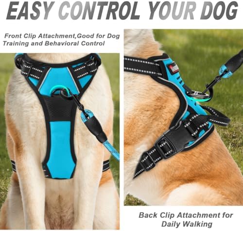 BARKBAY Dog Harness No Pull for Small Sized Dog Front Back Clips, Dog Vest - Image 2