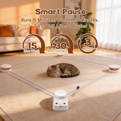 Interactive Cat Toy for Indoor Cat, Automatic Treadmill for Exercise - Image 6