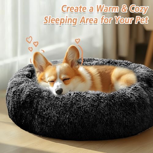 JOLLYVOGUE Calming Small Dog & Cat Bed - Image 4