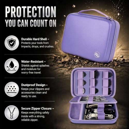 Boobowl Barber Accessories Bag for Clippers and Supplies, Hair Clipper Box - Image 5