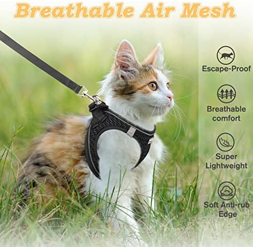 Cat Harness and Leash for Walking Escape Proof, Adjustable Kitten Vest Harness - Image 3
