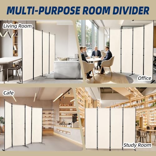 4 Panel Wide Room Divider Wall Screen - Image 7