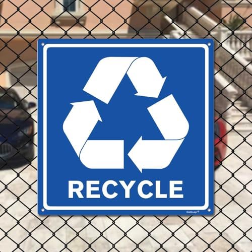 Recycle Aluminum Metal Sign | Indoor Outdoor UV Stable & Weatherproof | Office - Image 6