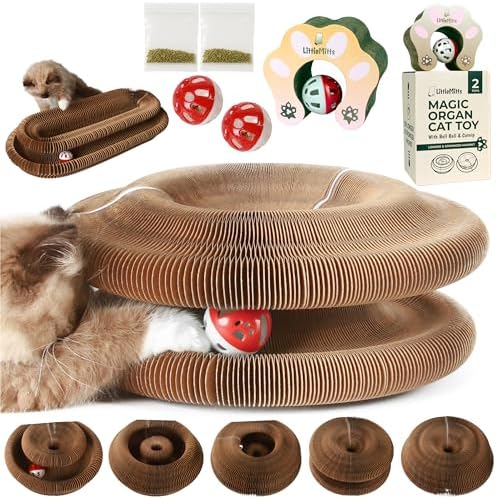 2-Pack Accordion Cat Toy Scratchers by Unknown