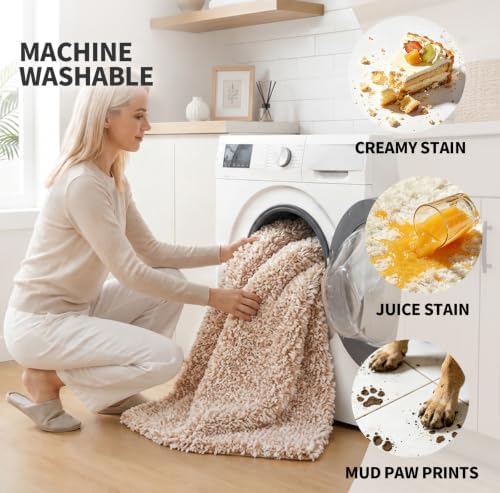 ILANGO Bathroom Rugs 48" × 24", Extra Soft Absorbent Microfiber Bath Rugs - Image 3
