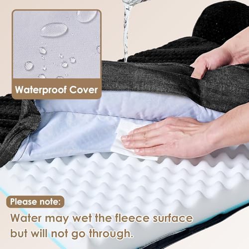 EHEYCIGA Memory Foam Dog Bed Large Size Dogs, Orthopedic Dog Bed Large - Image 3
