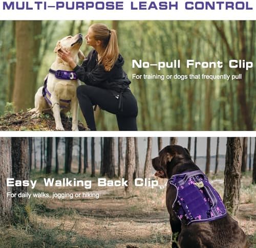 Dog Harness for Large Dogs, No Pull Tactical Vest - Image 4