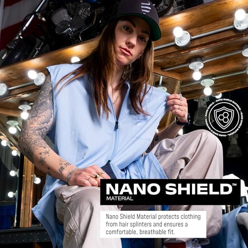 Barber Strong Barber Vest, Men's Hair Repellent, Lightweight & Breathable Mesh - Image 3