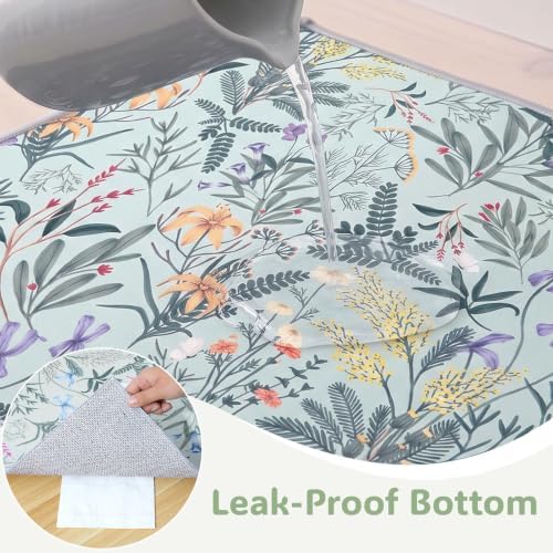 Bienbee Cat Litter Mat, 2 Pack 33" x 22" Machine Washable - Image 4