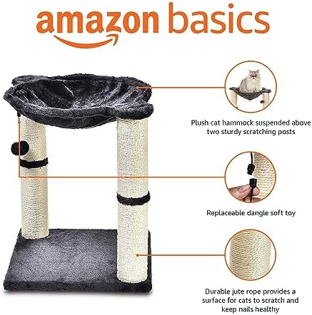 Amazon Basics Sturdy Cat Condo Tower - Image 2