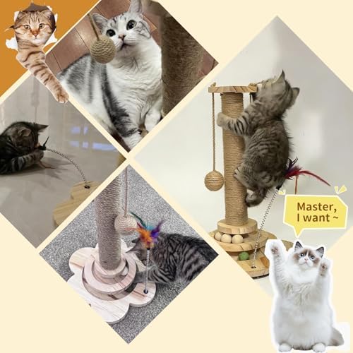 4-in-1 Wider Cat Scratching Post - Image 6